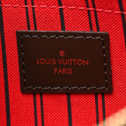 Louis Vuitton Damier Ebene Neverfull MM GM Pochette 6 of 9