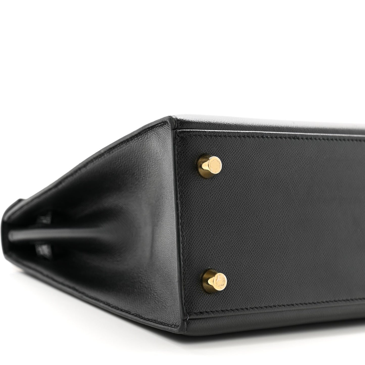 Madame Calfskin Shiny Niloticus Crocodile Kelly Sellier Touch 25 Black