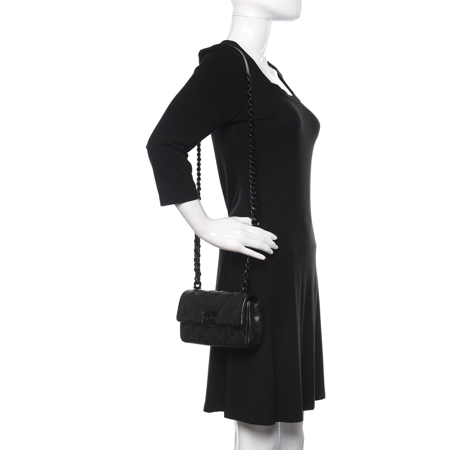 Caviar Quilted My Everything Small Flap Black