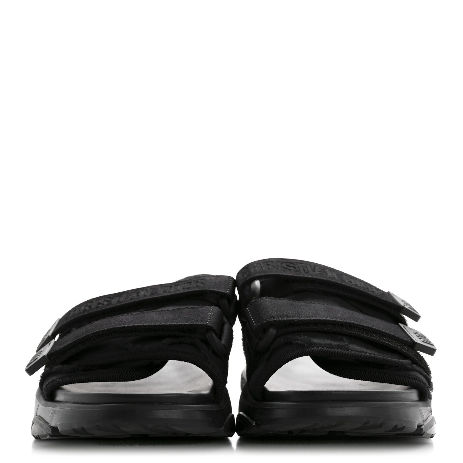 Christian Dior Technical Fabric Camouflage D-Wander Slide Sandals 40 Black 3 of 11