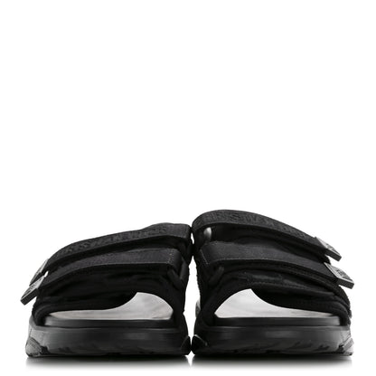 Christian Dior Technical Fabric Camouflage D-Wander Slide Sandals 40 Black 3 of 11