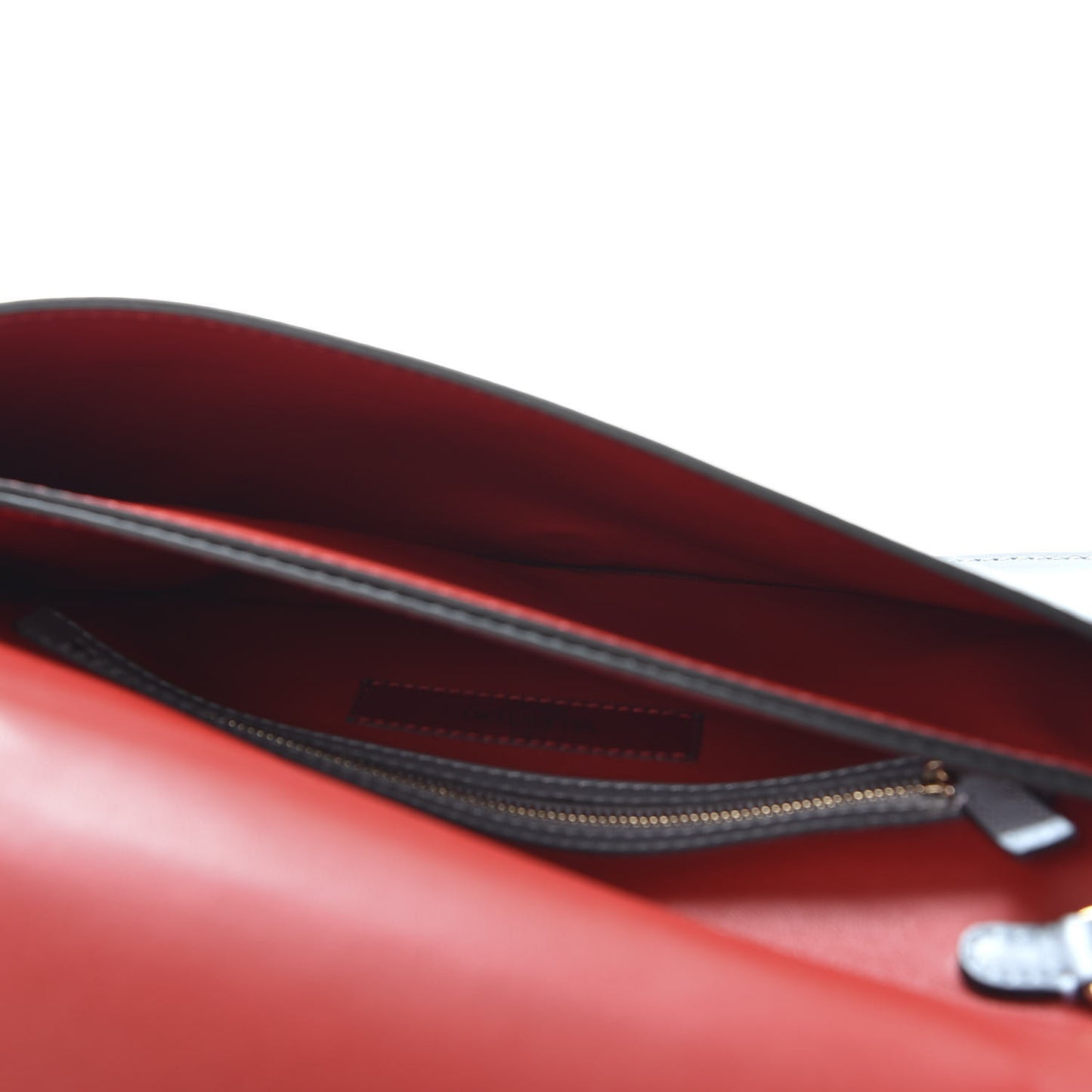 Nappa Rockstud Wristlet Clutch Grey