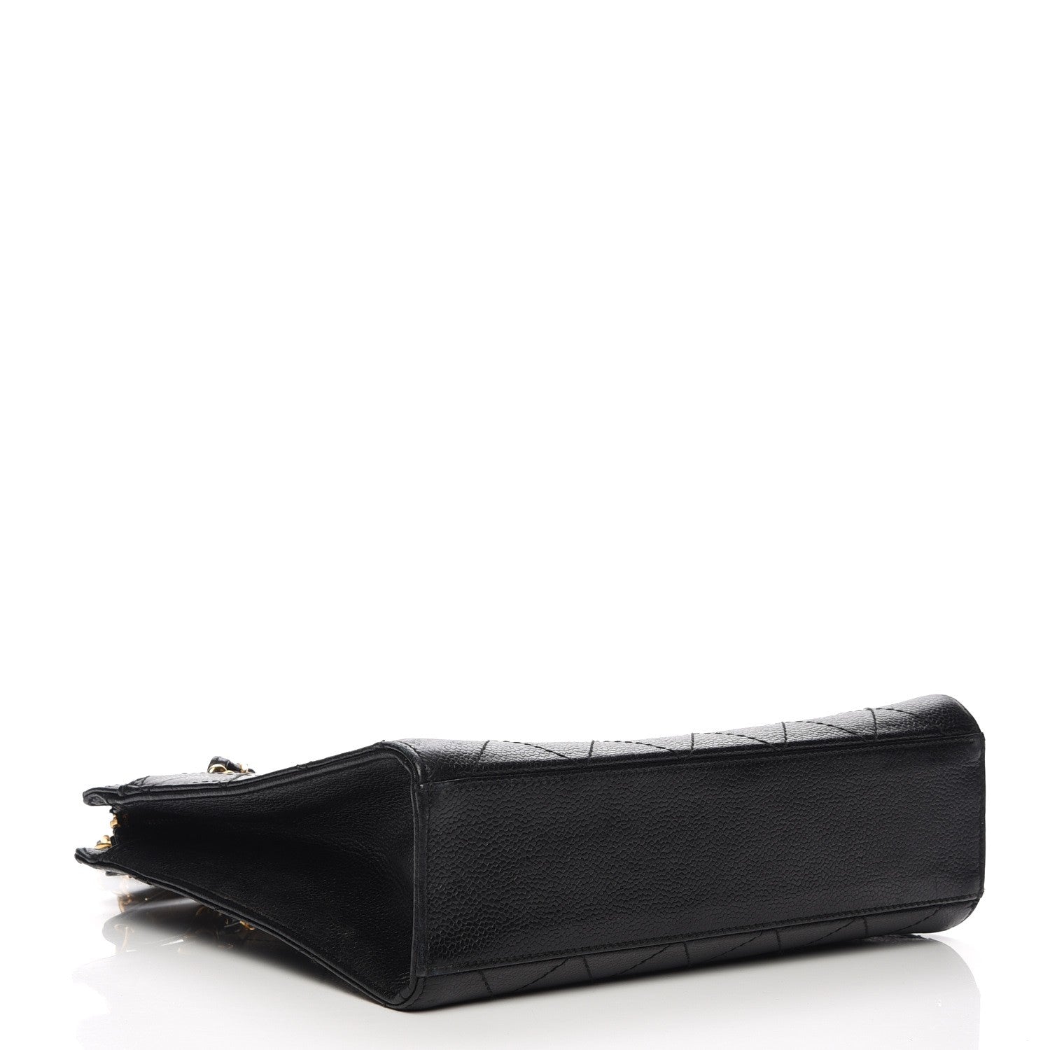 Chanel Caviar CC Shopper Tote Black 12 of 17