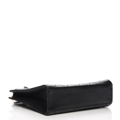 Chanel Caviar CC Shopper Tote Black 12 of 17