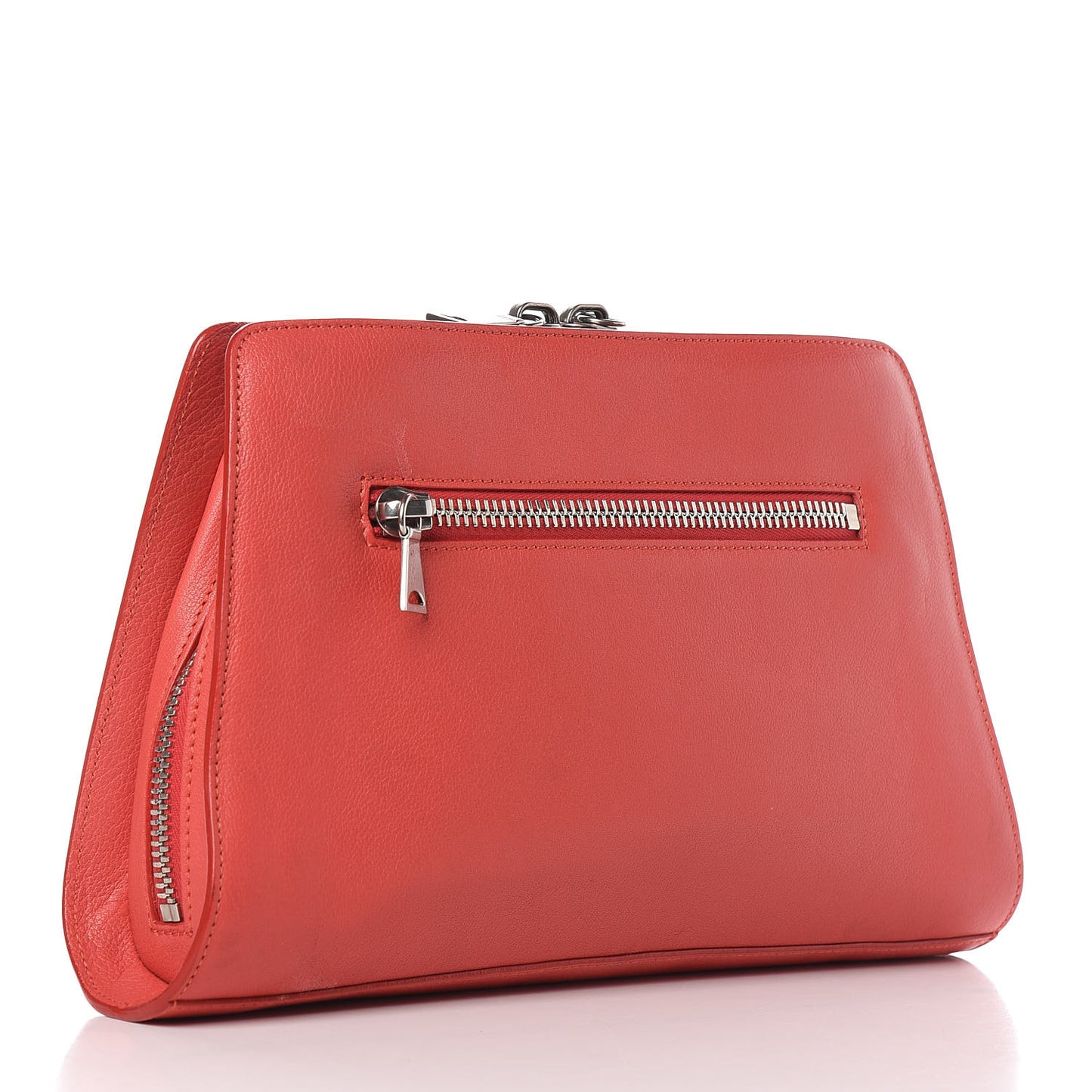 Calfskin PS13 Clutch Poppy