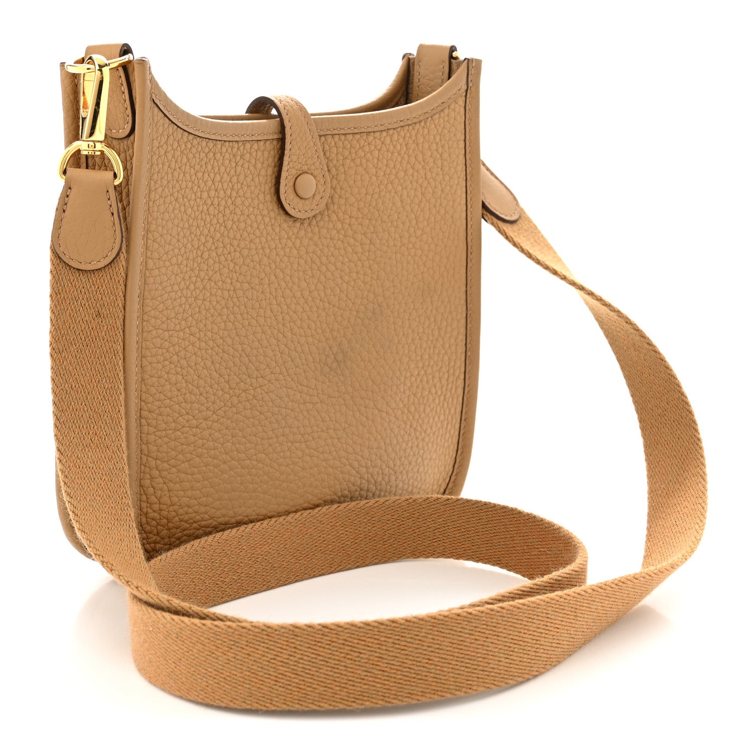 Hermes Taurillon Clemence Evelyne TPM Biscuit 3 of 12