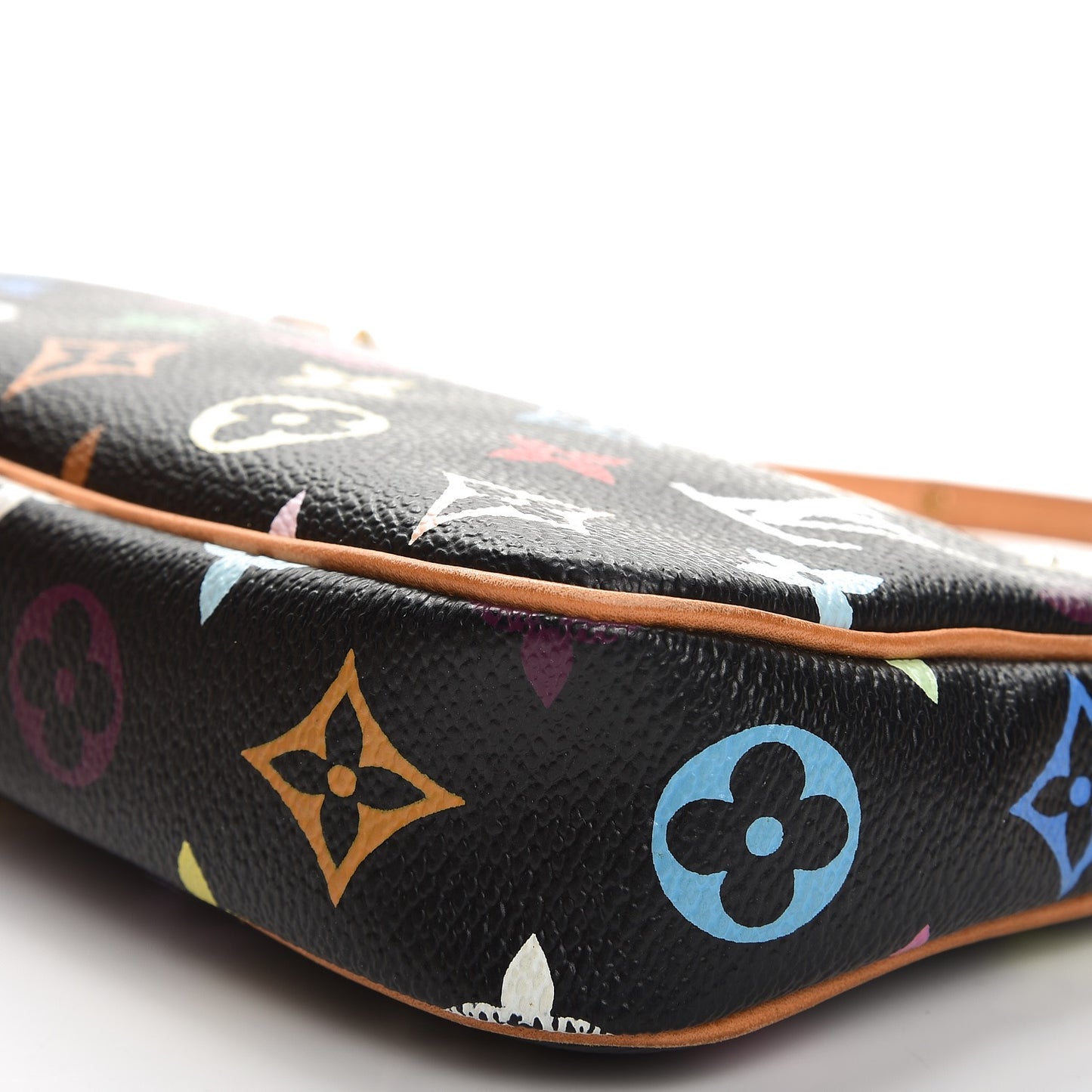 Monogram Multicolor Pochette Accessories Black