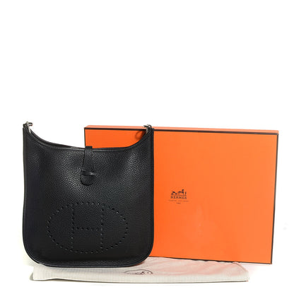 Hermes Taurillon Clemence Evelyne III PM Black 5 of 17