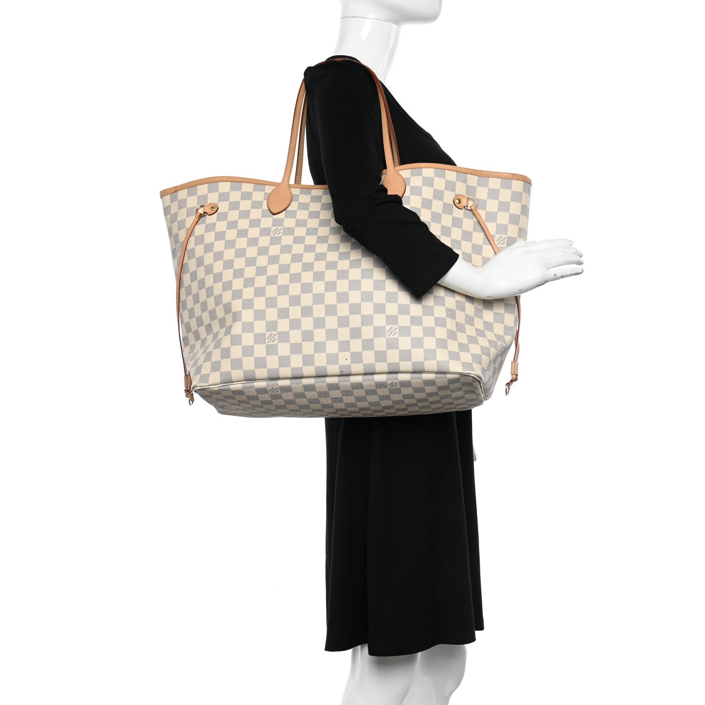 Damier Azur Neo Neverfull GM Rose Ballerine