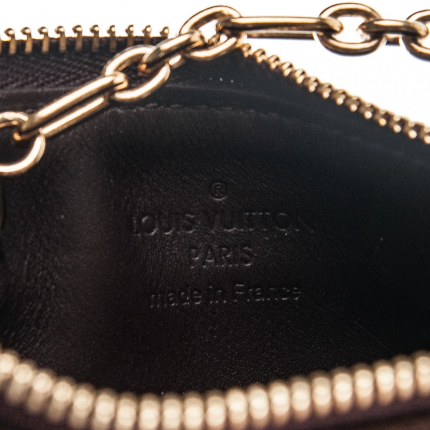 Vernis Key Pouch Amarante
