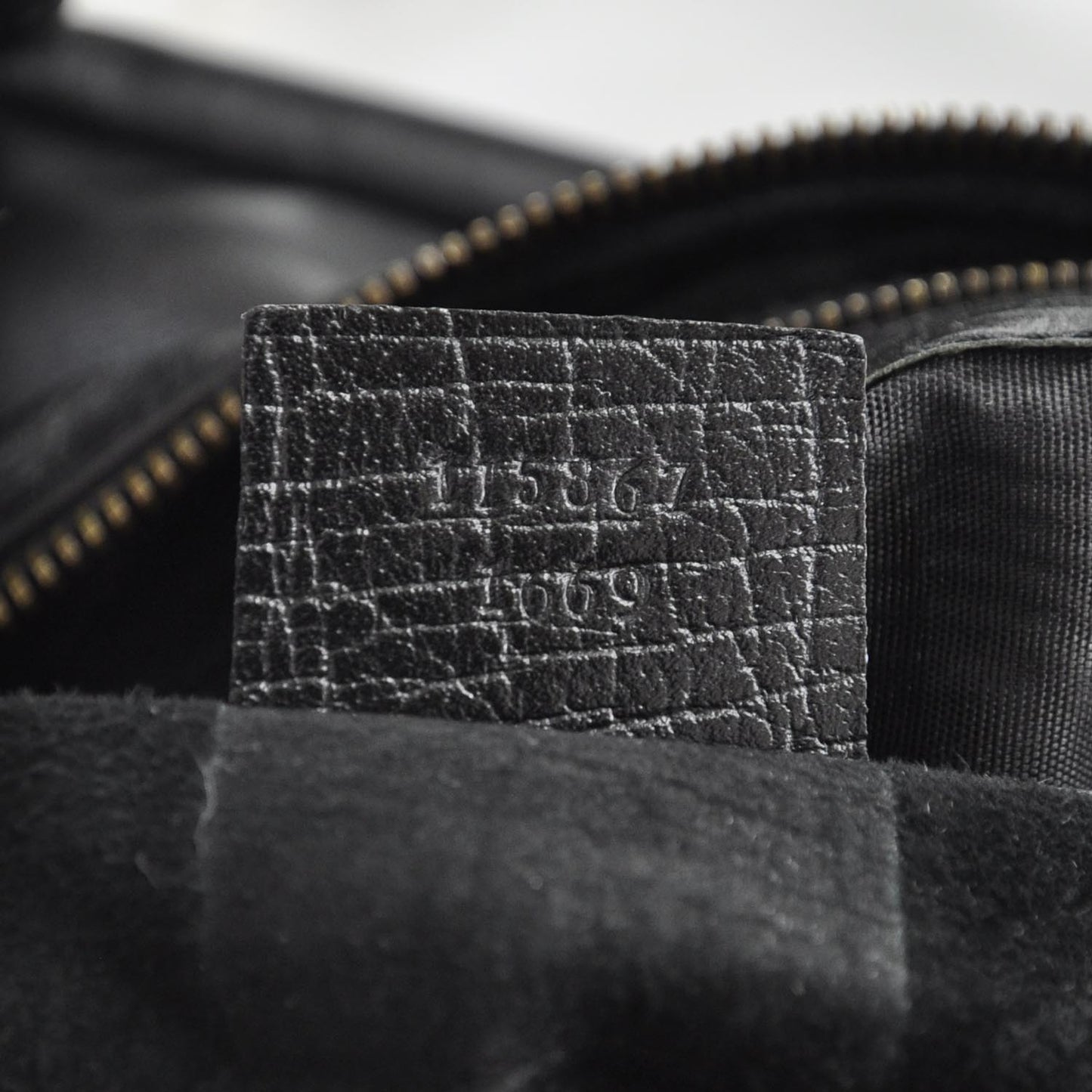 Leather Medium Horsebit Chain Hobo Black
