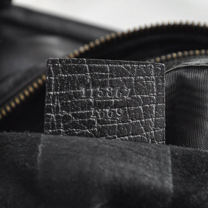 Gucci Leather Medium Horsebit Chain Hobo Black 7 of 8