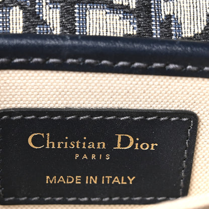 Christian Dior Oblique Square DiorAddict Flap Navy Blue 6 of 10