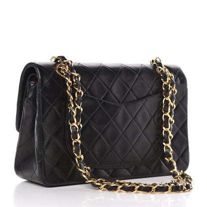 Chanel Lambskin Quilted Small Double Flap Black 3 of 16
