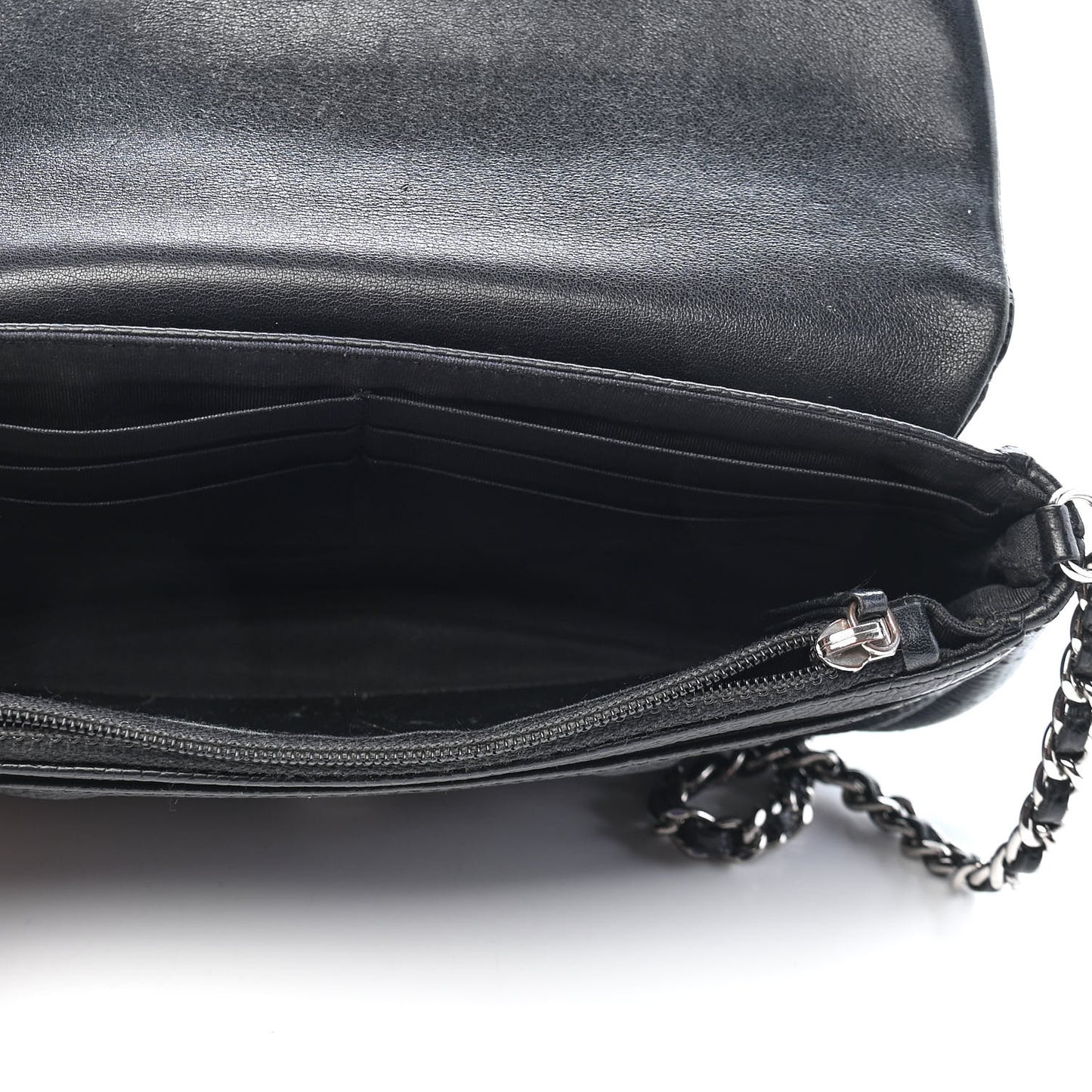 Caviar Half Moon Wallet On Chain WOC Black
