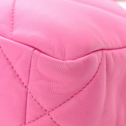 Chanel Lambskin Quilted Medium Chanel 19 Flap Pink 12 of 20