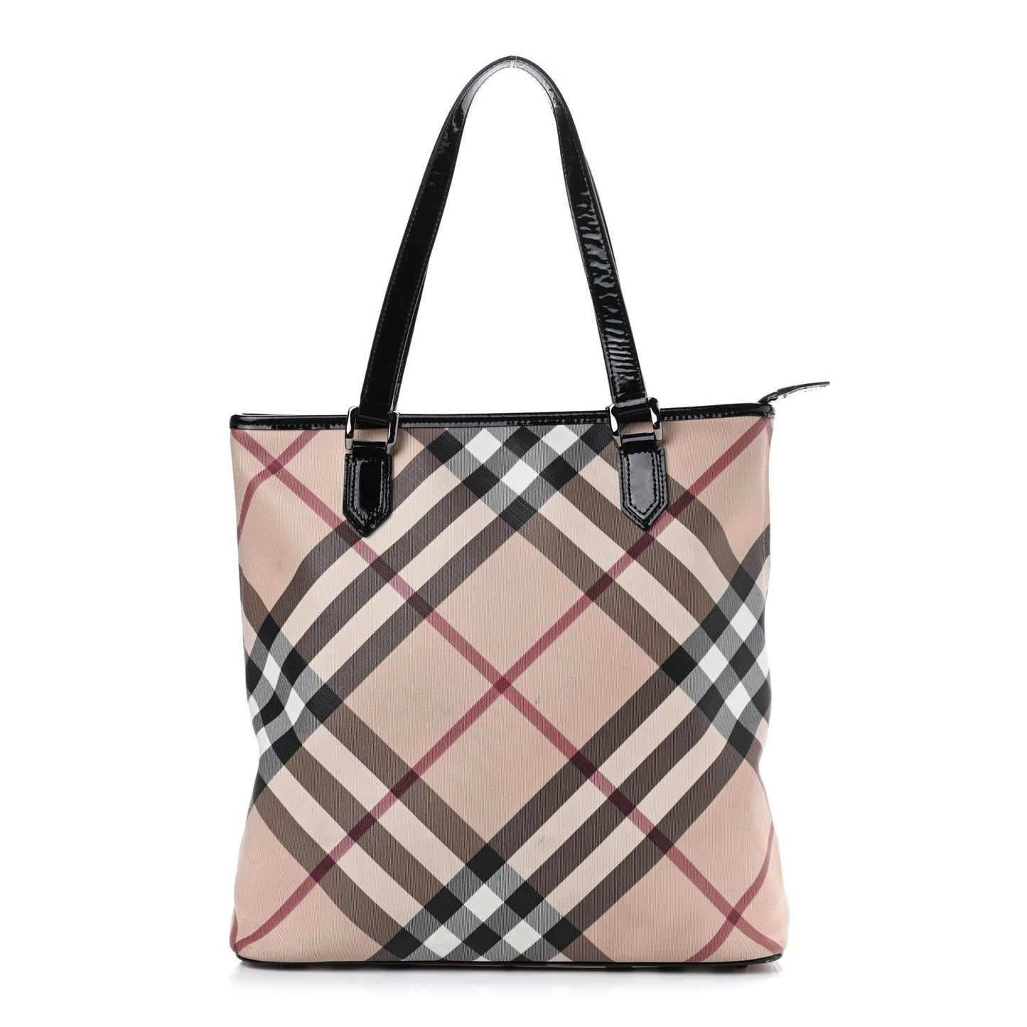 Supernova Check Tote Black