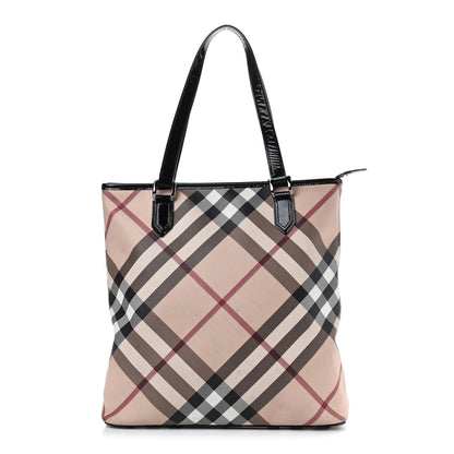 Burberry Supernova Check Tote Black 1 of 11