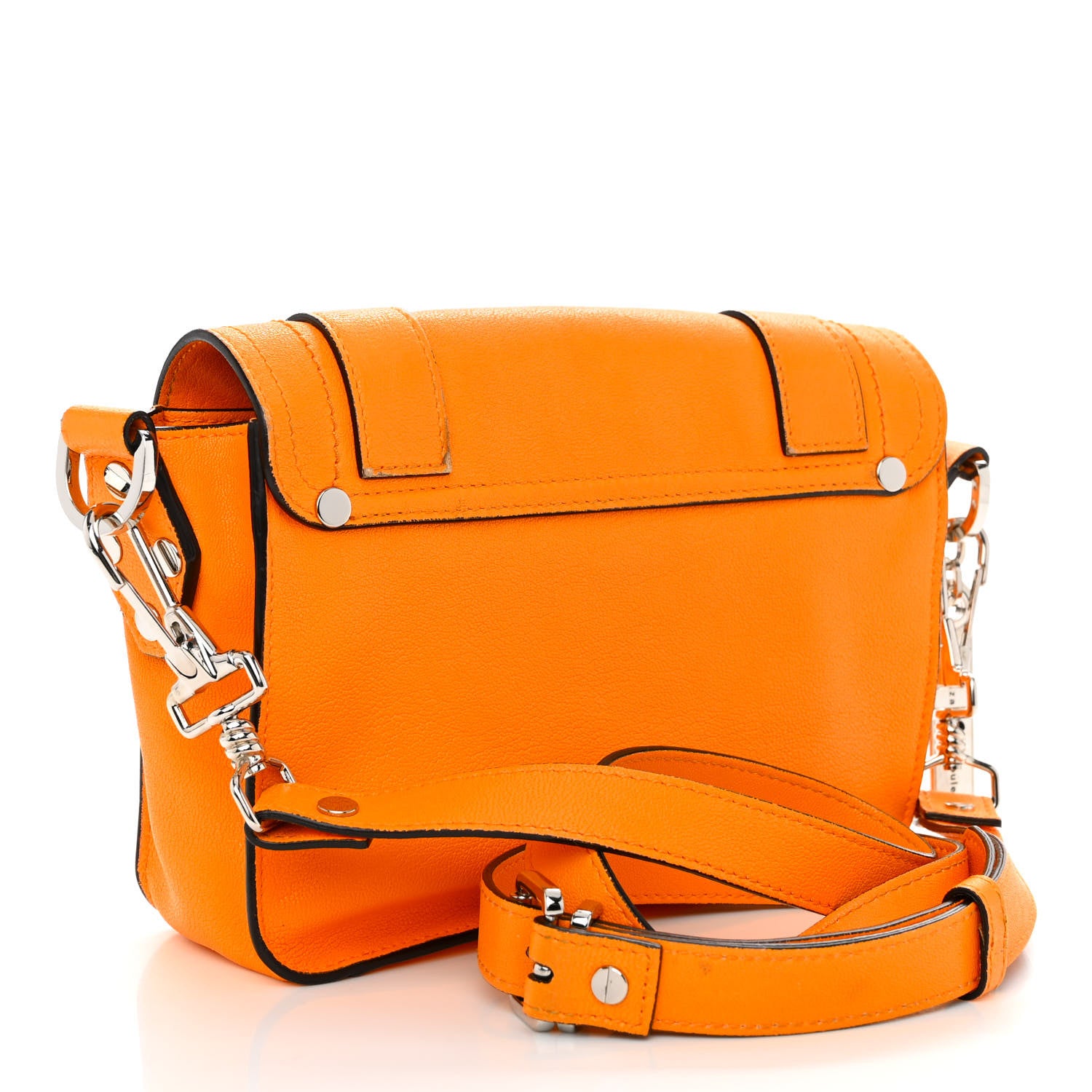 Proenza Schouler Lambskin PS1 Mini Crossbody Bag Marigold 3 of 12