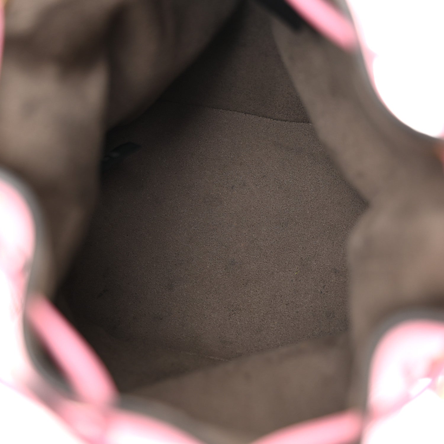 Fendi Raffia Vitello Seta F is Fendi Pequin Gingham Woven Mini Mon Tresor Bucket Bag Military Rosa Lollypop 5 of 12