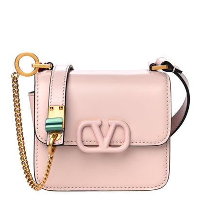 Valentino Garavani Smooth Calfskin Micro VSling Shoulder Bag Rose Quartz 1 of 10