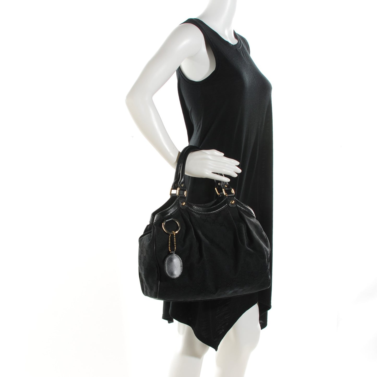 Monogram Medium Sukey Tote Black