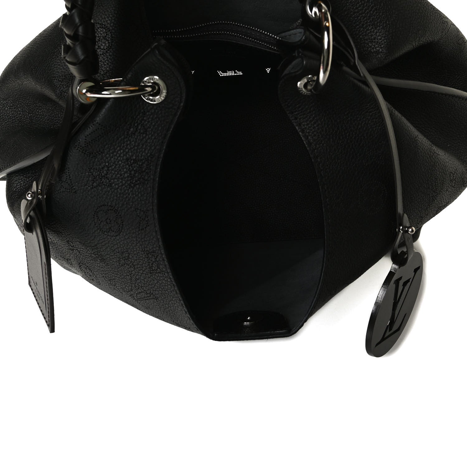Louis Vuitton Mahina Carmel Hobo Black 5 of 16