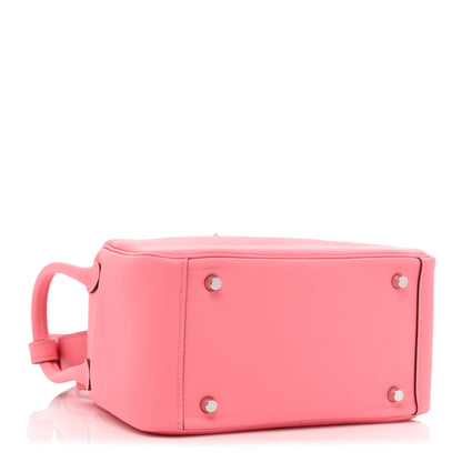 Hermes Swift Mini Lindy 20 Rose Ete 4 of 8