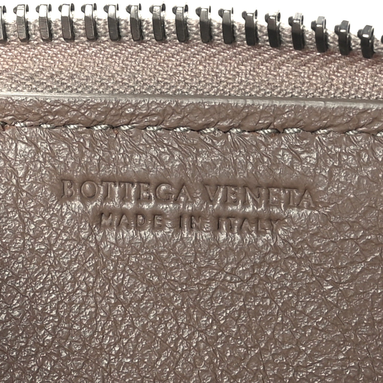 Bottega Veneta Nappa Intrecciato Zip Wallet Fume 7 of 7