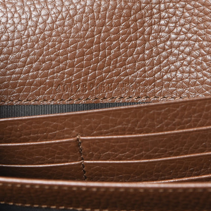 Gucci Cellarius Calfskin GG Marmont Chain Wallet Nut Brown 9 of 13