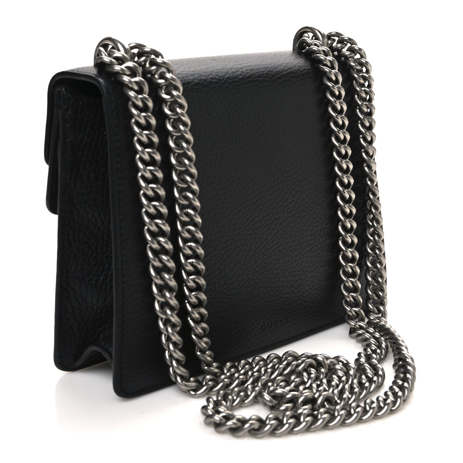 Gucci Calfskin Mini Dionysus Shoulder Bag Black Black 3 of 12