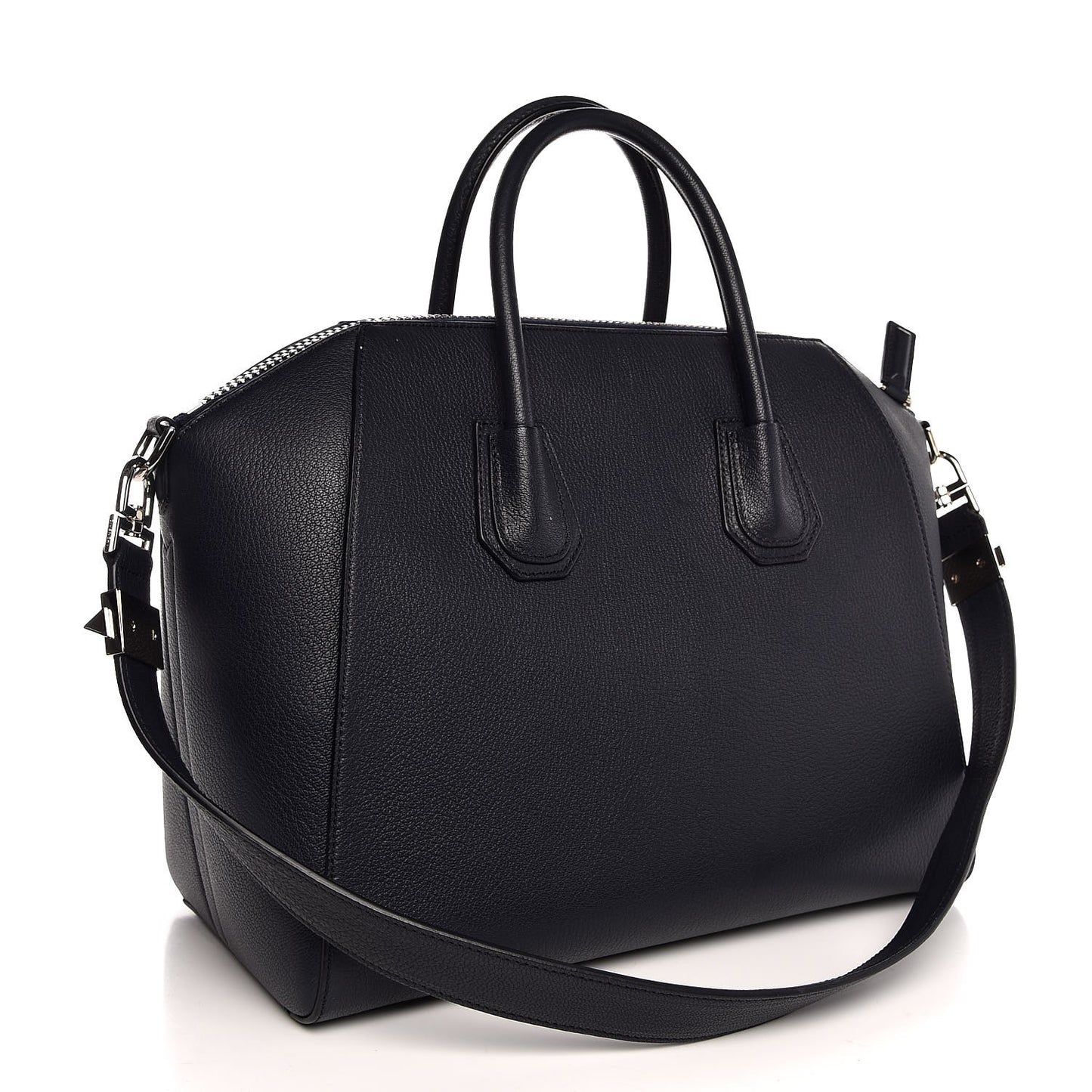 Sugar Goatskin Medium Antigona Navy
