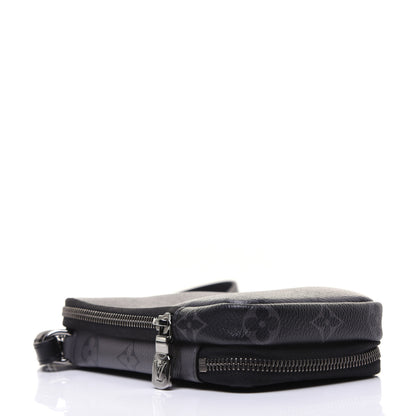 Louis Vuitton Monogram Eclipse Reverse Double Phone Pouch 4 of 18