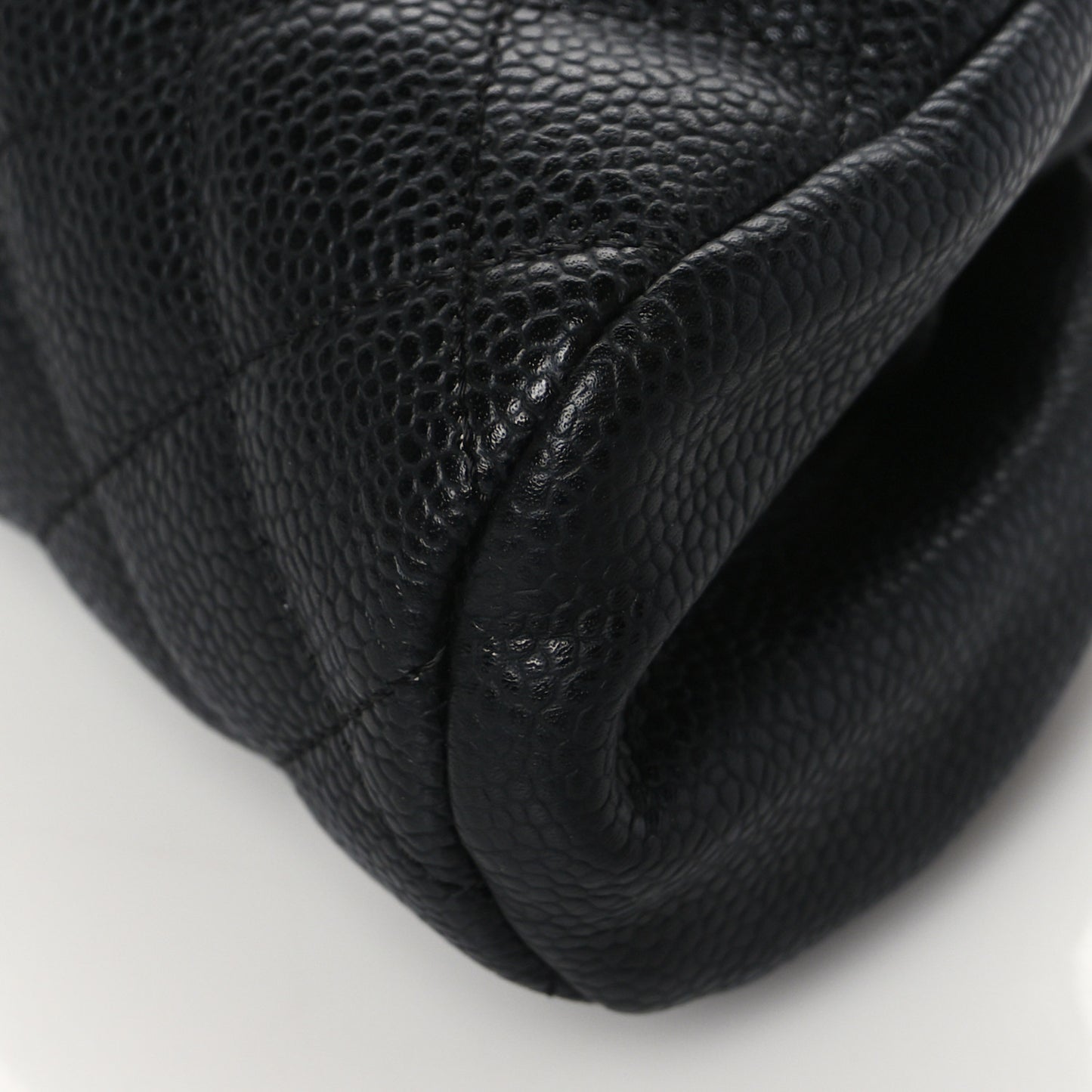 Caviar Quilted Timeless Clutch Black