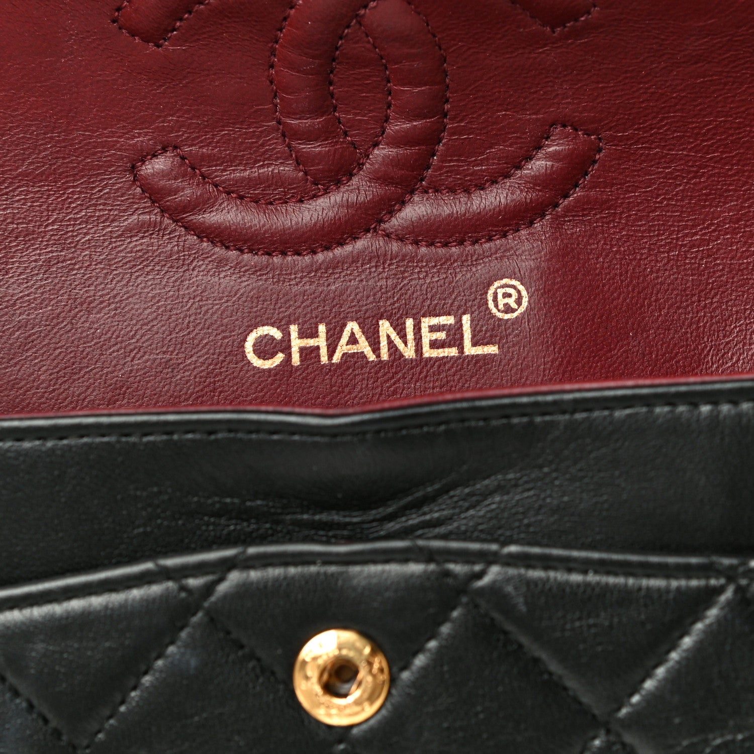 Chanel Lambskin Quilted Small Double Flap Black 6 of 28