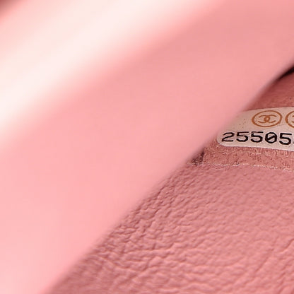 Chanel Lambskin Chevron Quilted Medium Trendy CC Dual Handle Flap Bag Pink 6 of 12