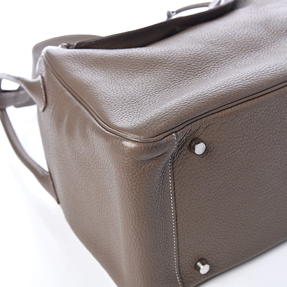 Hermes Taurillon Clemence Lindy 34 Etoupe 12 of 14