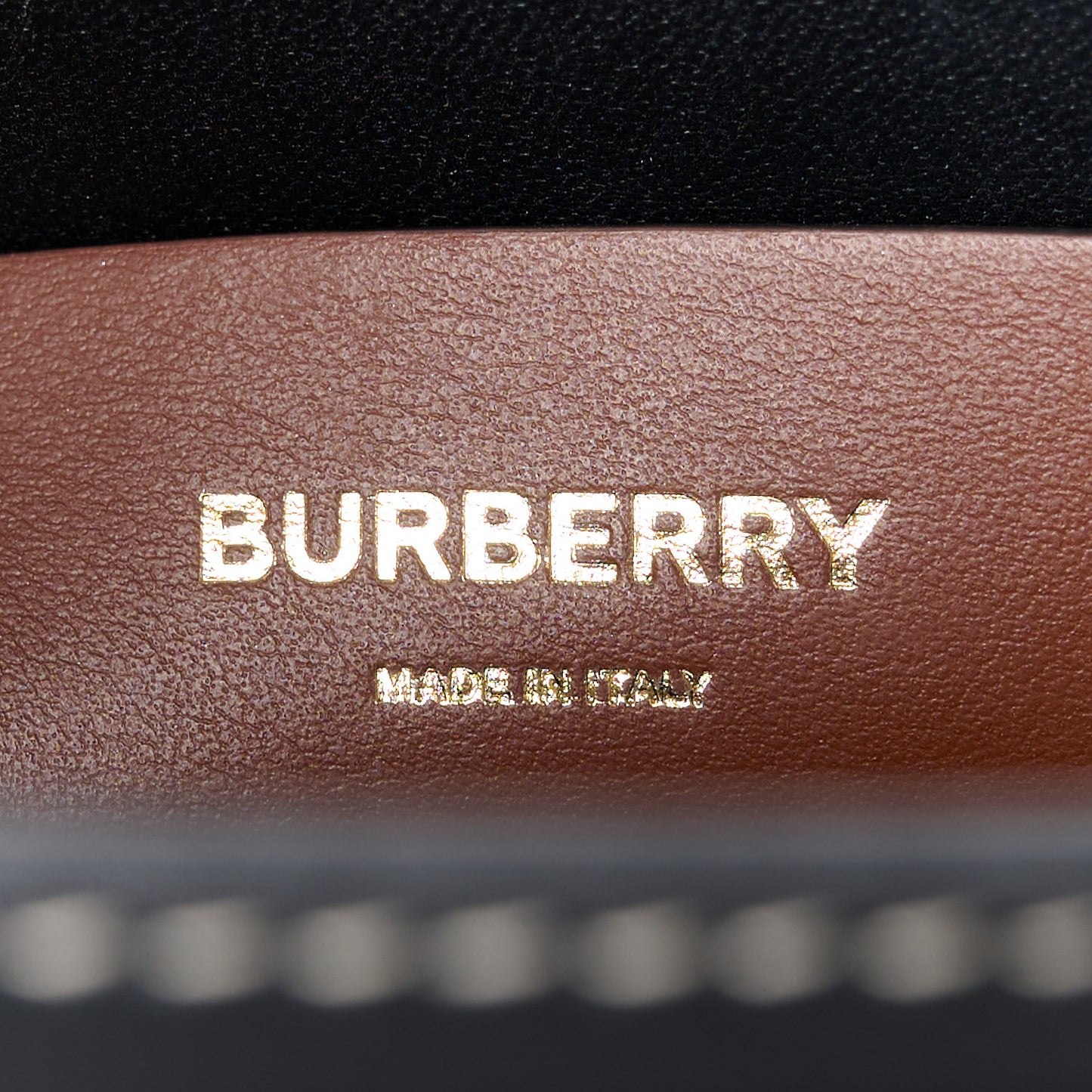 Calfskin Check Small Elizabeth Bag Brown