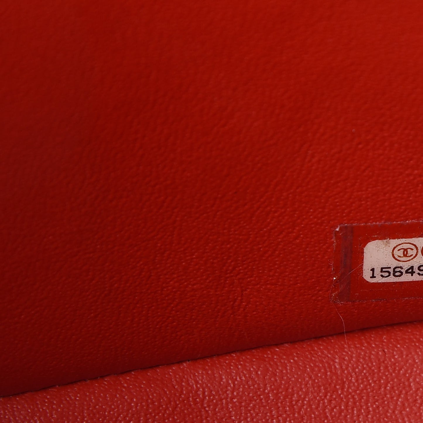 Lambskin Quilted Jumbo Double Flap Red