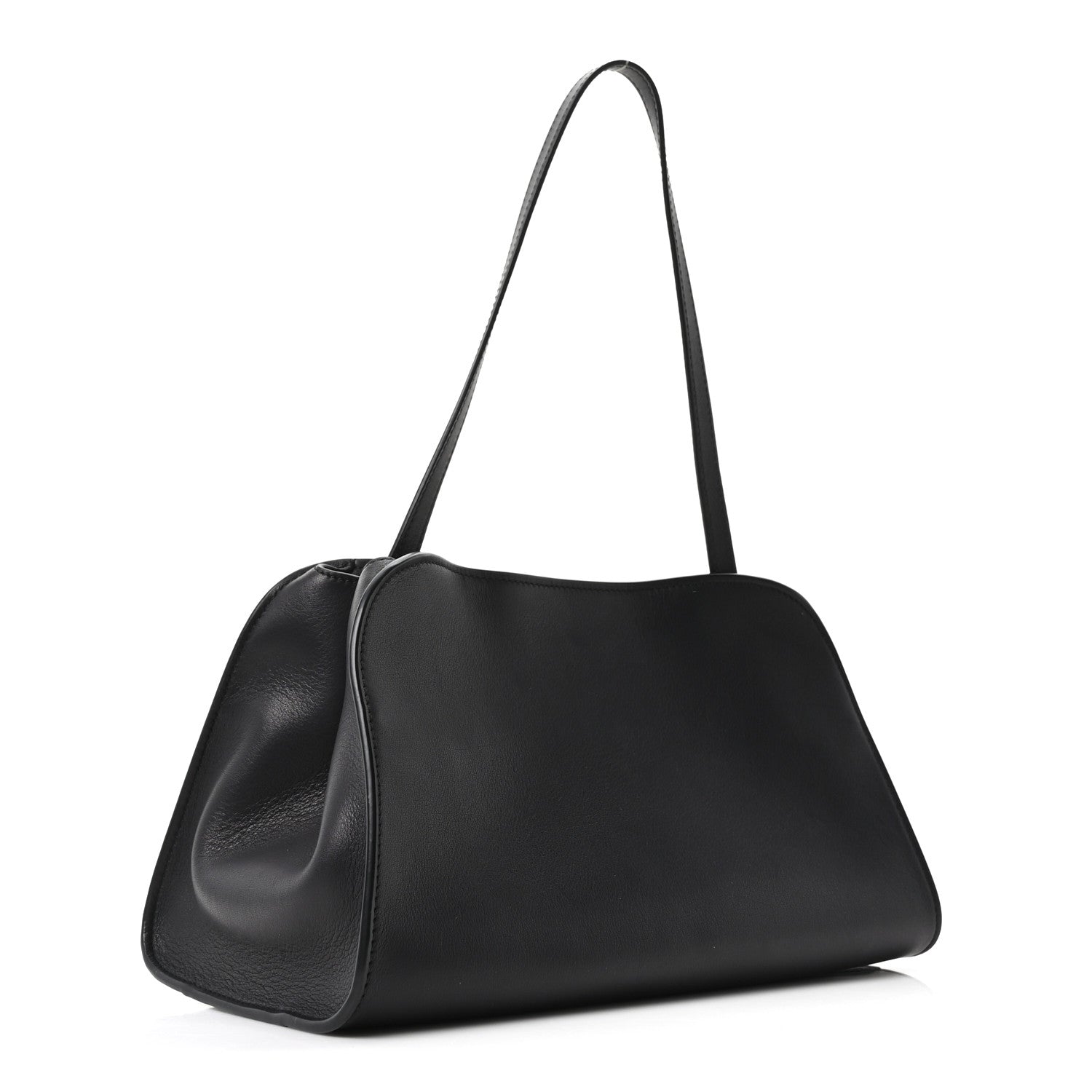 The Row Smooth Calfskin Peggy Bag Black 3 of 9