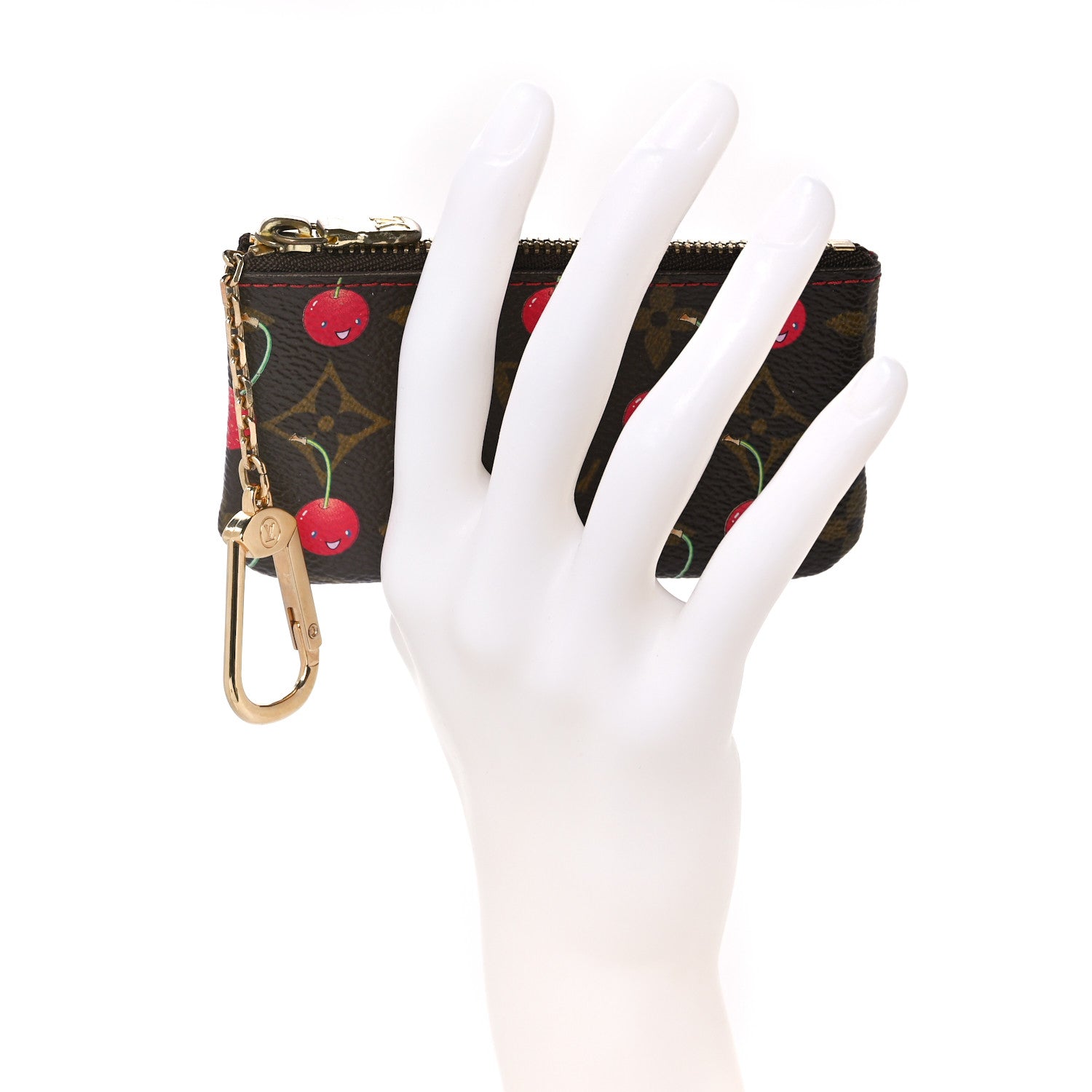 Louis Vuitton Monogram Cerises Key Pouch 2 of 9