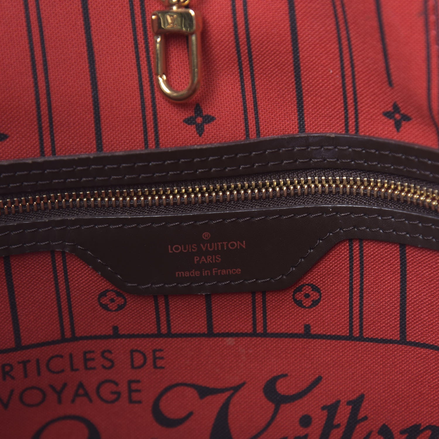 Louis Vuitton Damier Ebene Neverfull MM 6 of 15
