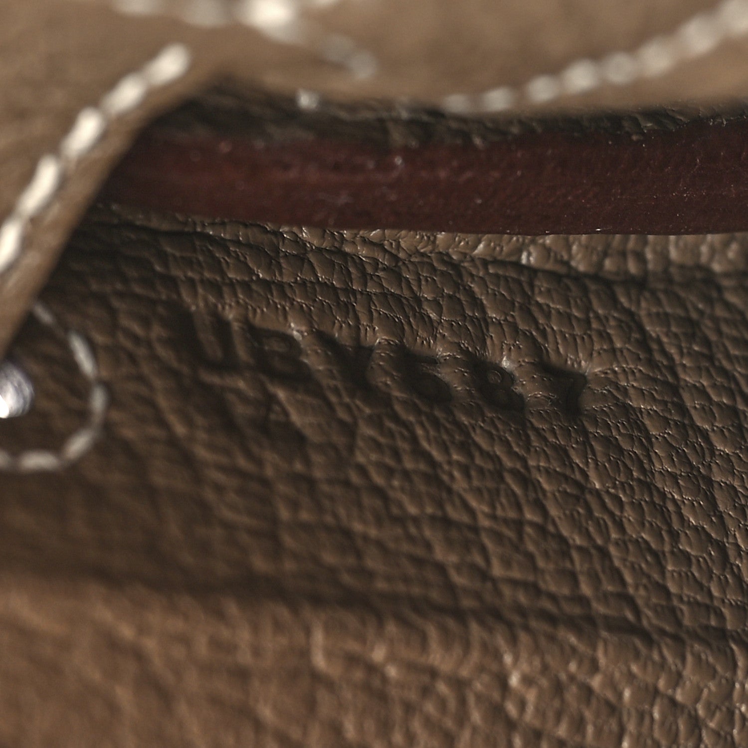 Hermes Togo Kelly Retourne 25 Etoupe 7 of 11