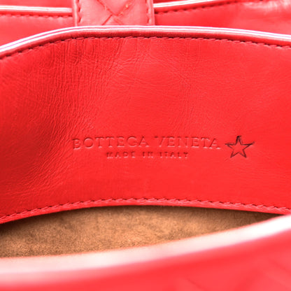Bottega Veneta Calfskin Intrecciato Mini Roma Red 8 of 12