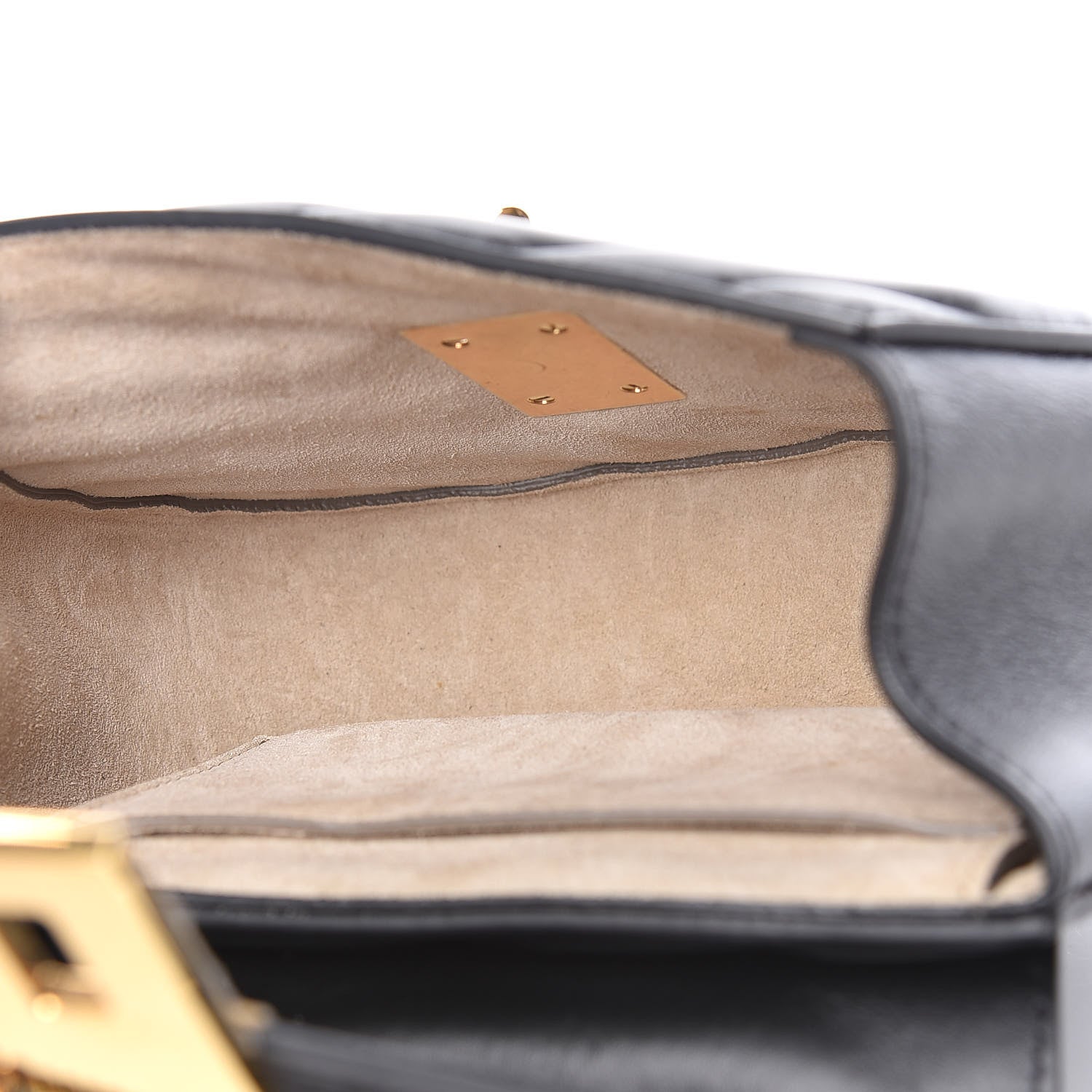 Chloe Calfskin Quilted Mini Drew Bijou Shoulder Bag Black 5 of 13