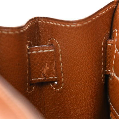 Hermes Courchevel Kelly Sellier 28 Gold 10 of 18