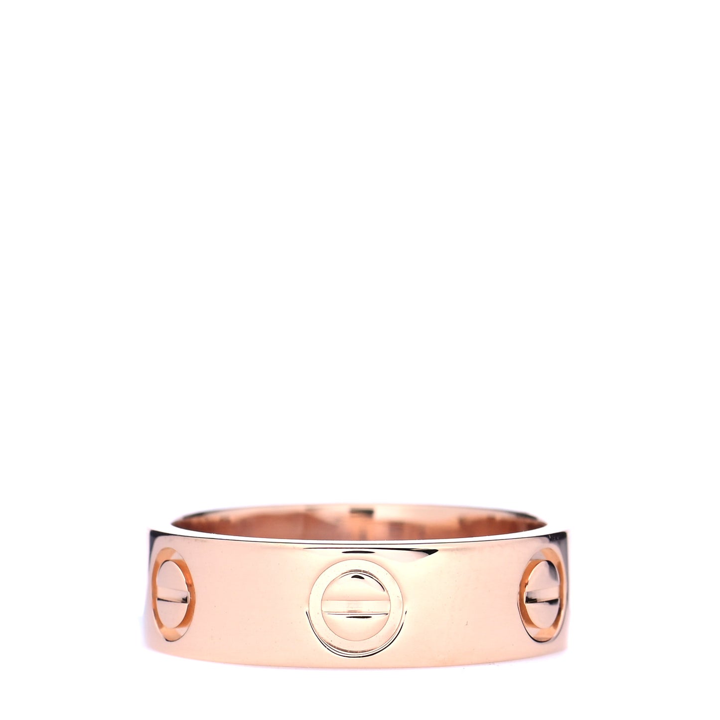 18K Pink Gold 5.5mm LOVE Ring 51 5.75
