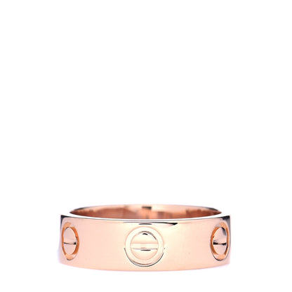Cartier 18K Pink Gold 5.5mm LOVE Ring 51 5.75 3 of 5