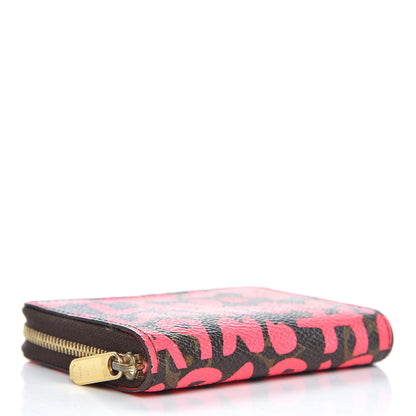 Louis Vuitton Monogram Graffiti Zippy Coin Purse Fuchsia 4 of 8