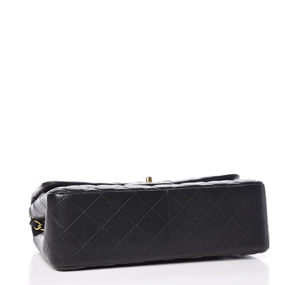 Chanel Caviar Quilted Jumbo Double Flap Black 4 of 12